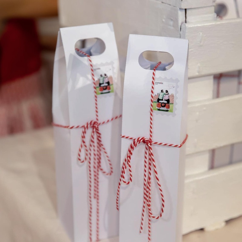 Boda viaje - Packaging regalo para invitados original. 