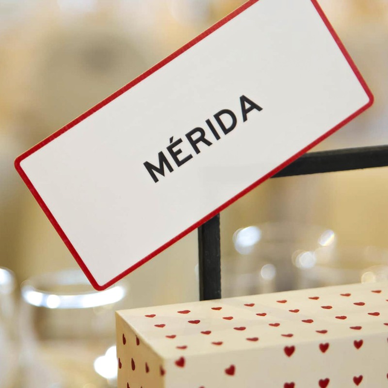 Boda viaje  - Mesero formato cartel señalética de carretera. 