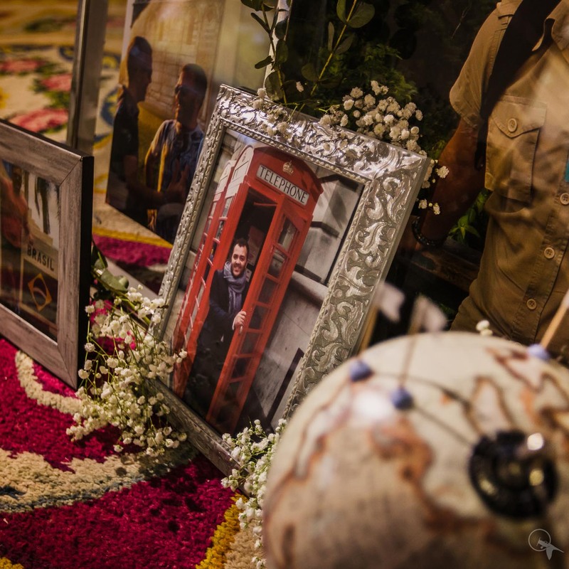 Boda viaje  - Decoración altar de boda.